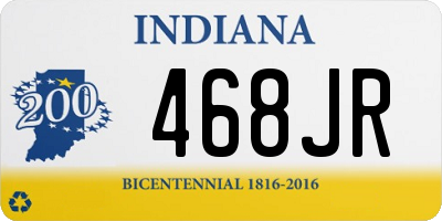 IN license plate 468JR