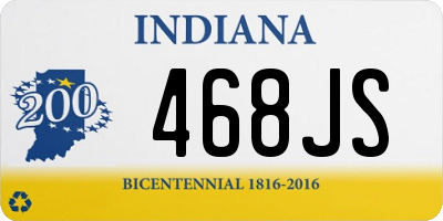 IN license plate 468JS