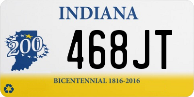 IN license plate 468JT
