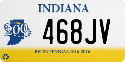 IN license plate 468JV