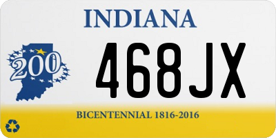 IN license plate 468JX