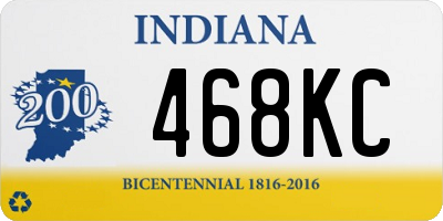 IN license plate 468KC