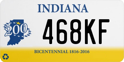 IN license plate 468KF