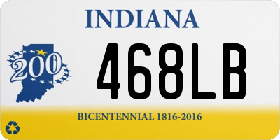 IN license plate 468LB
