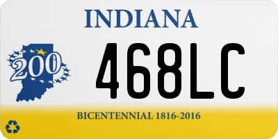 IN license plate 468LC