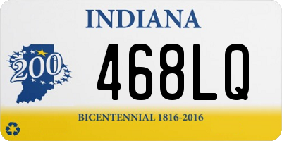 IN license plate 468LQ