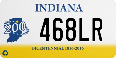 IN license plate 468LR