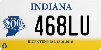 IN license plate 468LU