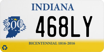 IN license plate 468LY