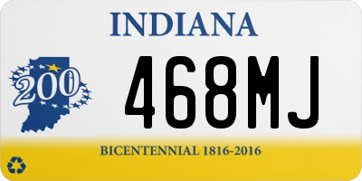 IN license plate 468MJ