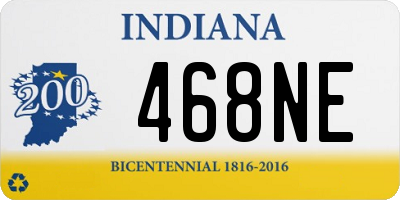 IN license plate 468NE