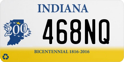 IN license plate 468NQ