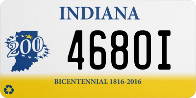IN license plate 468OI