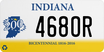 IN license plate 468OR