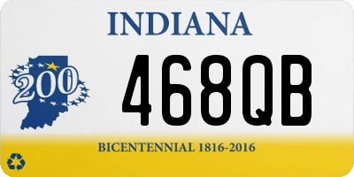 IN license plate 468QB