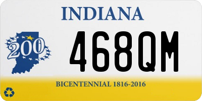 IN license plate 468QM