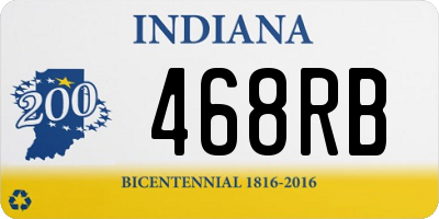 IN license plate 468RB