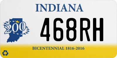 IN license plate 468RH