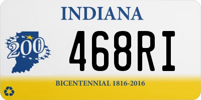 IN license plate 468RI