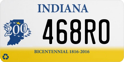 IN license plate 468RO