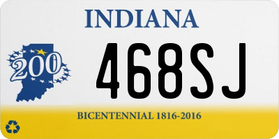 IN license plate 468SJ