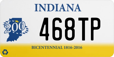 IN license plate 468TP