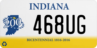 IN license plate 468UG