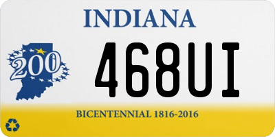 IN license plate 468UI