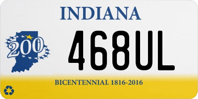 IN license plate 468UL