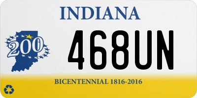 IN license plate 468UN