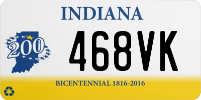 IN license plate 468VK