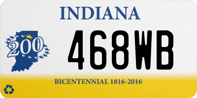 IN license plate 468WB