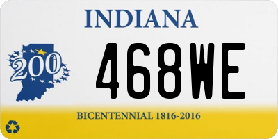 IN license plate 468WE