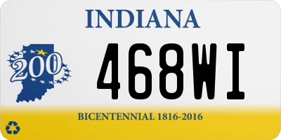 IN license plate 468WI