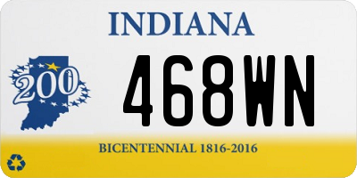 IN license plate 468WN