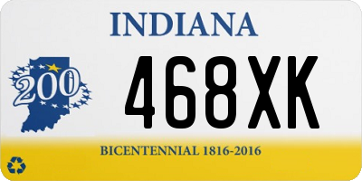 IN license plate 468XK