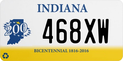 IN license plate 468XW