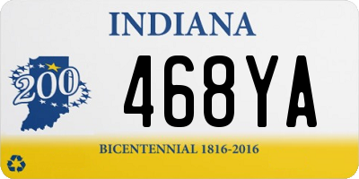 IN license plate 468YA