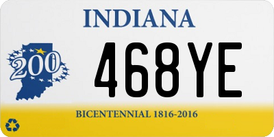 IN license plate 468YE