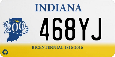 IN license plate 468YJ