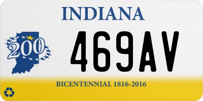 IN license plate 469AV