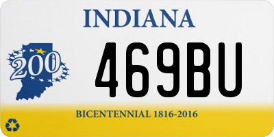 IN license plate 469BU