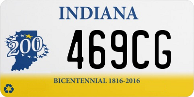 IN license plate 469CG