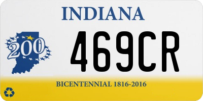 IN license plate 469CR