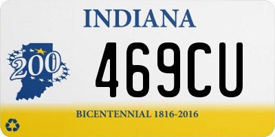 IN license plate 469CU