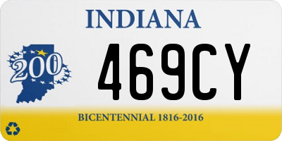 IN license plate 469CY