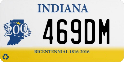 IN license plate 469DM