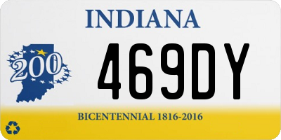 IN license plate 469DY