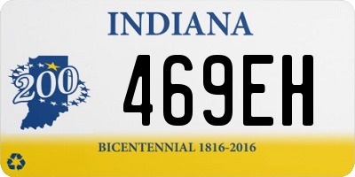 IN license plate 469EH