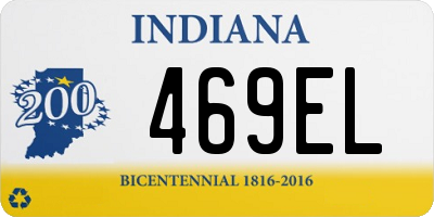 IN license plate 469EL